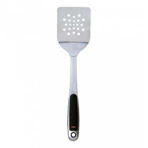 Oxo Spatel - Zwart / Zilver - RVS - 33.5 cm - Bakspaan - Keuken - Koken