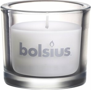 Bolsius Glas Chic kaars - Wit - 80/92
