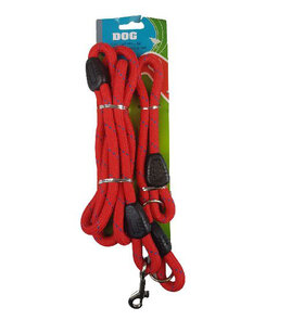 Halsband en riem - Rood