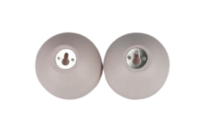 Wandhaak LUNA - Roze - Hout / Metaal - Rond - Maat M