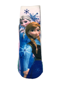 Frozen Anna en Elsa Sneeuwvlokken kindersokken - Multicolor - Maat 27-30 - 1 paar