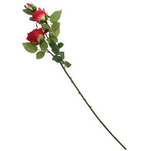Roos JOSEPHINE - Donker roze - Kunstbloem / Kunstroos - l 78 cm