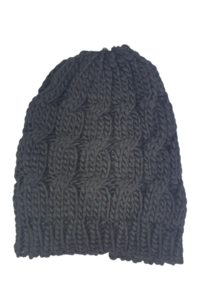 Muts NIEKA - Zwart - Acryl