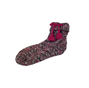 Warme Sokken Met Balletjes - Roze / Multicolor - Maat 31 / 34