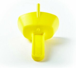 DripSip ijsjeshouder - Geel - Kunststof - Druppelvrije ijslollyhouder