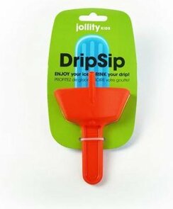 DripSip ijsjeshouder - Rood - Kunststof - Druppelvrije ijslollyhouder