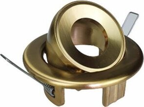 Lampen spotjes / Inbouwspots rond TL HOLLAND 060 - Mat goud - Metaal - Max 50 W - Draaibaar