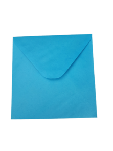 Enveloppen - Blauw - 14 x 14 cm - 15 stuks