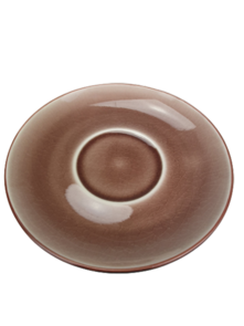 Schotels CATHARINA - Rood / Bruin - Keramiek - Ø14,5 cm - Set van 4