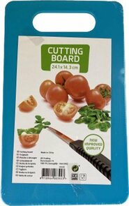 Snijplank RALF - Blauw - 24 x 14 cm - set van 2