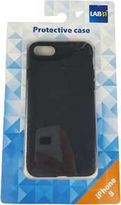 iPhone 8 Hoesje - Zwart - Kunststof