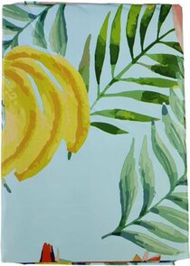 Tafelkleed waterafstotend KUBA - Blauw / Multicolor - PVC - 140 x 250 cm