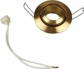 Lampen spotje / Inbouwspots rond - MINI TILT 030 - Mat goud - Metaal - Max 50 W - Kantelbaar - Set van 6