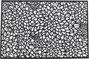 Placemat met motief ROMIO - Zwart - Kunststof - Set van 2 - 45 x 30 cm 