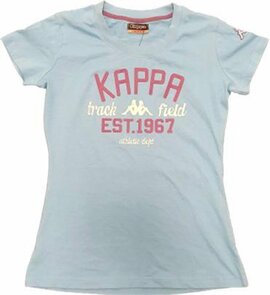 Kappa - T-shirt Athletic - Blauw - Maat S - Unisex