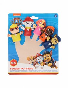 Vingerpopjes Paw Patrol - Multicolor - 20,5 x 17 x 3,5 cm - 5 stuks