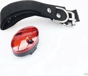 Honden riem met lampje