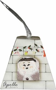 Kerst Giftbox Sokken - Rood - Eskimo - 23 -26 - Kersthanger - Kerstcadeau - Kerstsokken - Kerstboom