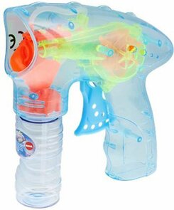 Bellenblaaspistool met bellenblaas - Multicolor - Kunststof - 15 x 16 cm - Assorti