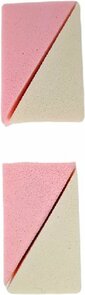 Beauty Make-up spons - Roze / Wit - Spons - Driehoek - 4 stuks