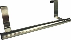 Verstelbare handdoekrek - Handdoek Rek -FINLEY- Multifunctionele Rekje / Hangrekje - Badkamer rek - RVS - Metaal - 30 x 13 x 7 cm