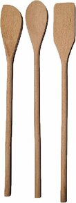 Houten Pollepel Set MEG - Bruin - Hout - 31 cm - Set van 3 stuks