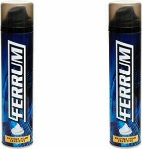 Scheerschuim voor gevoelige huid - Wit - Foam / Schuim - 300 ml - Set van 2 - Scheren - Scheerschuim - Shaving - Verzorging - Man