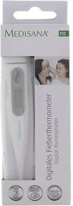 Medisana Digitale koortsthermometer / thermometer - Wit / Rood - Kunststof - Met geluid - Waterdicht