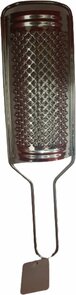 Rasp met handvat - Zilver - Metaal - 32 x 8 cm - Koken - Keuken - Rasp - Raspen - Keukengerei