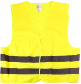Veiligheidshesjes reflecterend - Geel / Zilver - Polyester - Maat XL - Set van 2 - Veiligheidshesje - Auto - Autopech - Veiligheid