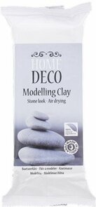 1 Kg Lucht Hardende Boetseerklei HOME DECO - Grijs - Set van 2 - Klei - Natuurlijke Ingrediënten