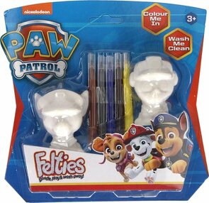 Paw Patrol kleurbare standbeeldjes - Multicolor - Kunststof - Paw Patrol
