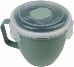 Magnetron Mok met Deksel ZODIAC - Groen - Kunststof - 620 ml - Beker