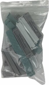Vershoudclips - Groen / Wit / Grijs - Kunststof - 18 stuks
