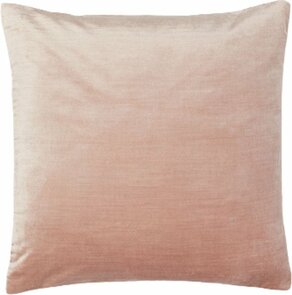 Sierkussenhoes velvet fluweel HAMPTON BAY - Pastel Roze - Polyester - 45 x 45 cm - Kussenhoes - Kussen - Hoes - Interieur - Wonen - Luxe - Modern