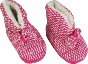 Baby Pantoffels - Roze - Maat 18 / 19 - Pantoffels Dames – Pantoffels meisjes - Warme pantoffels – Sloffen - Sloffen dames – Sloffen meisjes – Winter - Kerst cadeau – Kerstcadeau – Kerst – Sinterklaas – Cadeau - Mode – Warm - Cozy