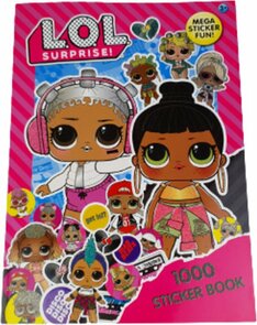 LOL Surprise1000+ stickerboek - Roze / Multicolor - Karton / Papier - A4