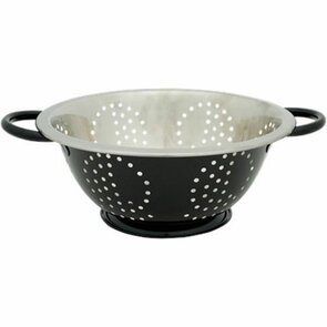 Vergiet WANDA - Zwart / Zilver - RVS - Ø24 cm