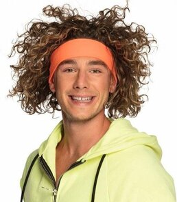 Haarband - Hoofdband - Nylon - Oranje