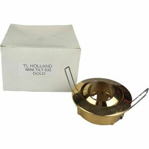 Lampen spotje / Inbouwspots rond - MINI TILT 030 - Goud - Metaal - Max 50 W - Kantelbaar - Set van 6