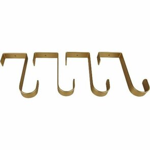 Deurhaken / Deur haken set - Goud - Metaal - l 5.5 cm - 4 delig
