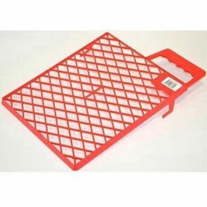 Verfrooster - Rood - Kunststof - 23 x 26 cm - Set van 2