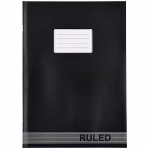 Schriften gelijnd A4 JOELLA - Zwart / Wit - Papier - A4 - Set van 2 - Schoolschrift - Schrift - Back To School - School - Kantoor - Schriften