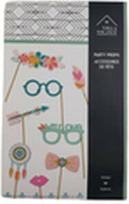 Photo Props - Foto Maskers - Kerst - Multicolor - Papier - Set van 8