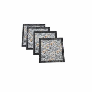 Sinterklaas servetten - Multicolor - Polyester - 25 x 25 cm - 20 stuks - Piet - Pakjes - Pakjesavond