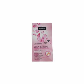 Sence Wax strips voor gevoelige huid - Roze / Multicolor - Wax - 20 body wax strips - 4 finish wipes - Set van 2 - Wax - Bikinilijn - Bikini - Strand - Zomer - Sum
