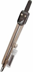 Kangaro passer - Zwart - Metaal - 12cm