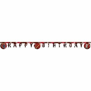 LEGO Ninjago slinger - Rood / Multicolor - Papier / Karton - 2 Meter