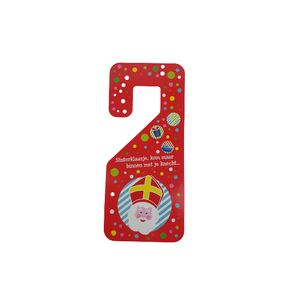 Sinterklaas deurhanger XL - Rood - Sint - Piet 