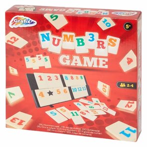 Numbers game - Multicolor - 22 x 22 cm - Kunststof - Sint - Bordspel - Spelletjes - Spel - Pakjesavond - Cadeaus 